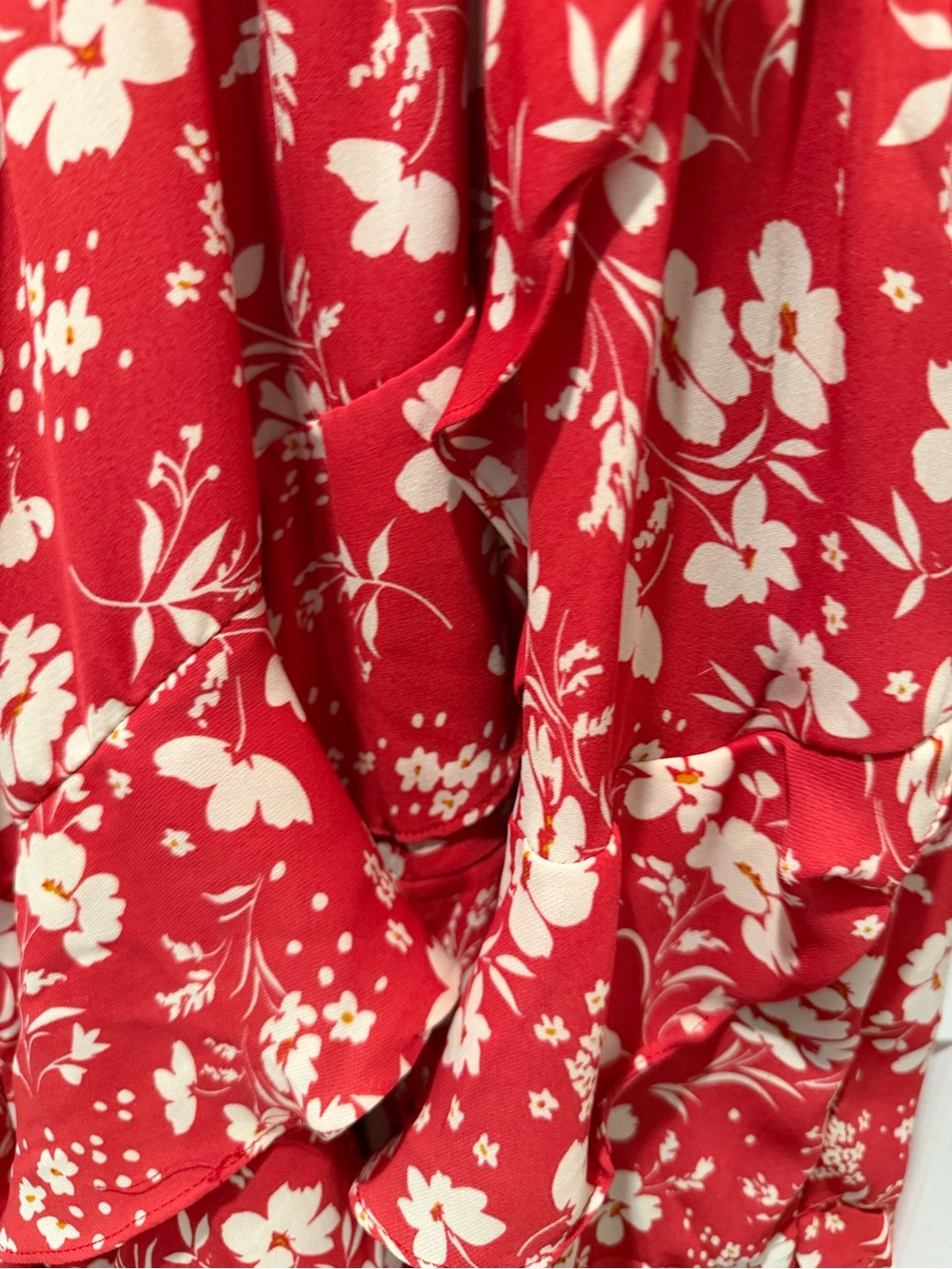 Pink Floral Ruffle Dress - Picture 3 of 5